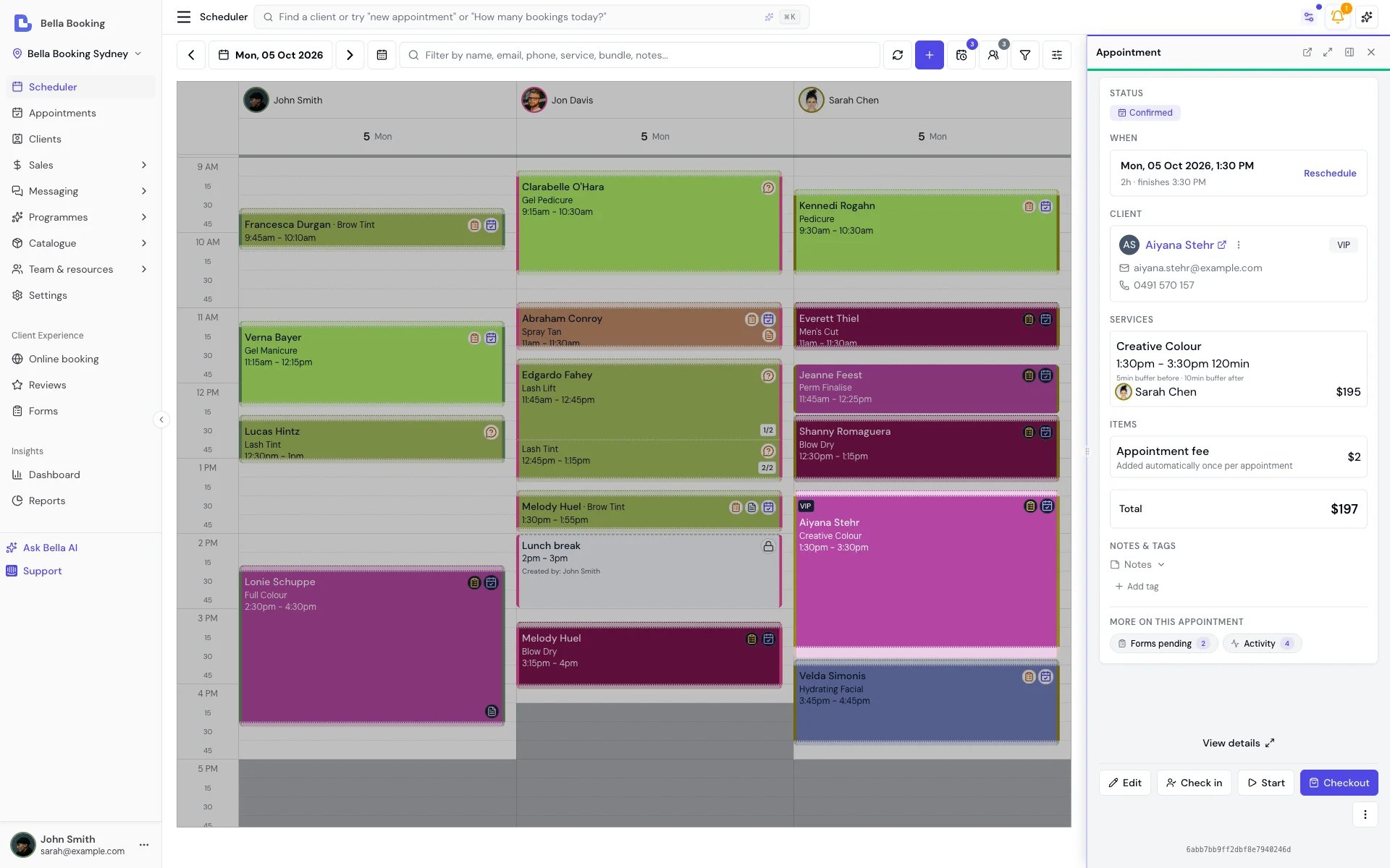 Bella Booking | Business Management for Beauty, Wellness & Health Practices